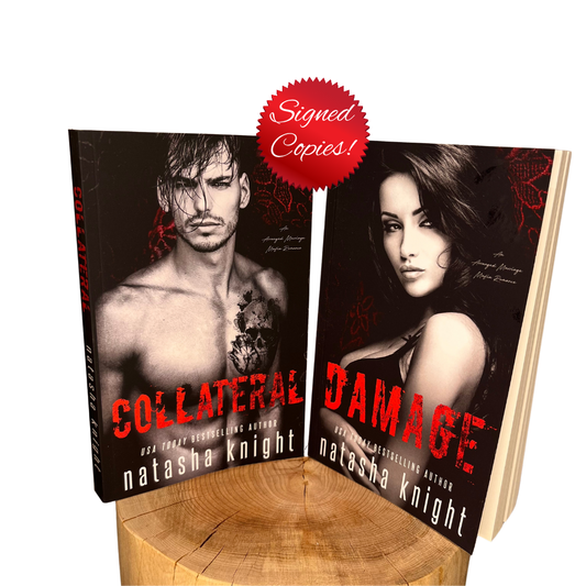 Signed Dark Italian Mafia Romance Duet – Taken as Collateral, Forced Marriage, Ruthless Mafia Hero (2 books)