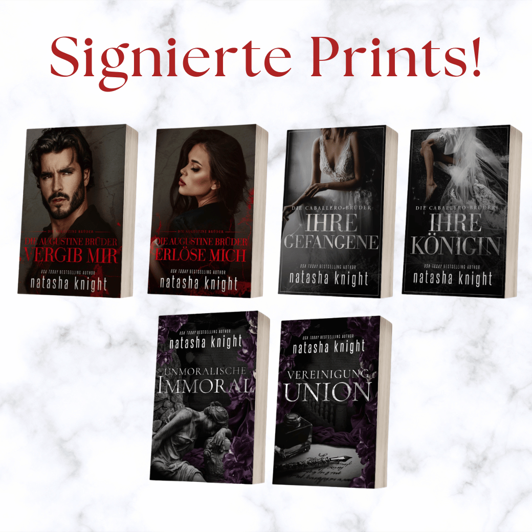 Beschützerischer Held. Arrangierte Ehe. Mafia-Romanze. 6 Signierte Prints