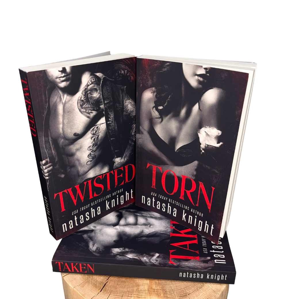 Signed Steamy MfM Dark Romance 3-Book Paperback Bundle