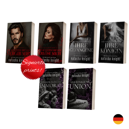 Dark Mafia Romance Bundle - Besitzergreifende/beschützende Anti-Helden, Feinde zu Liebenden, Verbotene Liebe - 6 Signierte Prints
