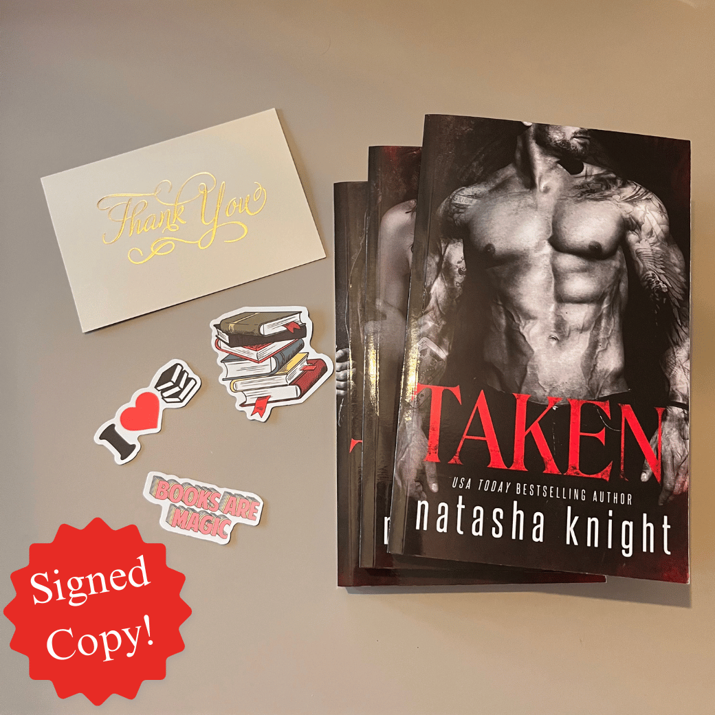 Signed Steamy MfM Dark Romance 3-Book Paperback Bundle