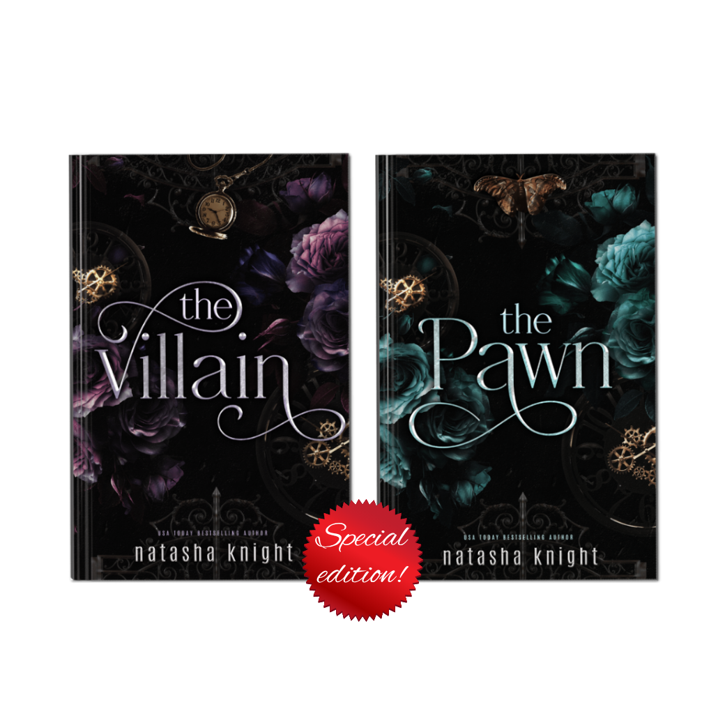 The Villain & The Pawn Discreet Foiled & Sprayed Edge Editions