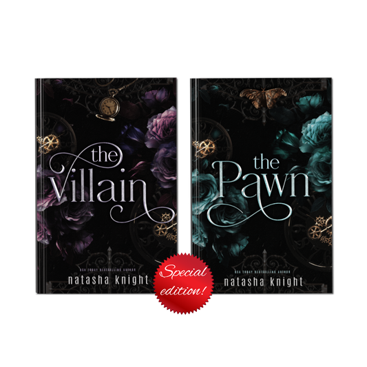 The Villain & The Pawn Discreet Foiled & Sprayed Edge Editions