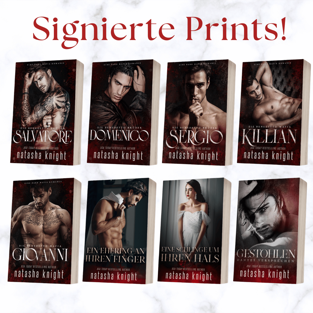 Heiße Mafia Romance – 8 Signierte Prints Bundle
